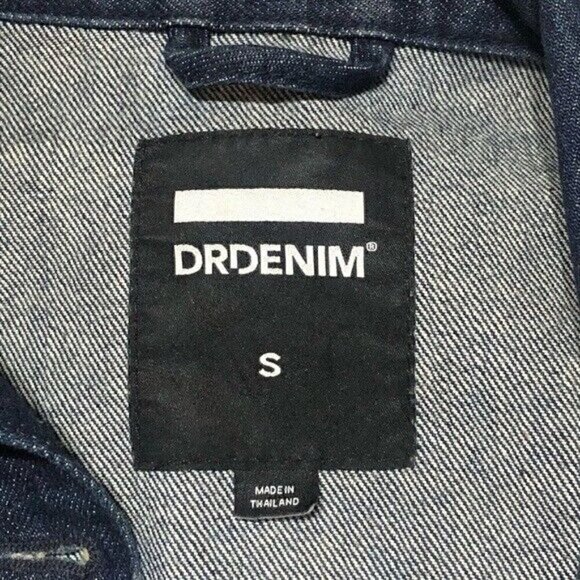 DRDenim Indigo Blue Denim Jean Jacket Size Small - Picture 2 of 8